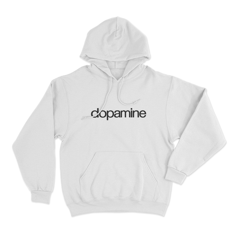Dopamine Unisex Hoodie White Dopamine Unisex Hoodie White