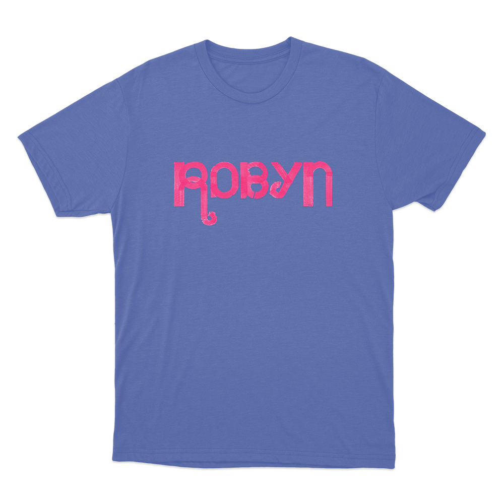 Robyn Unisex T Shirt Blue Robyn Unisex T Shirt Blue