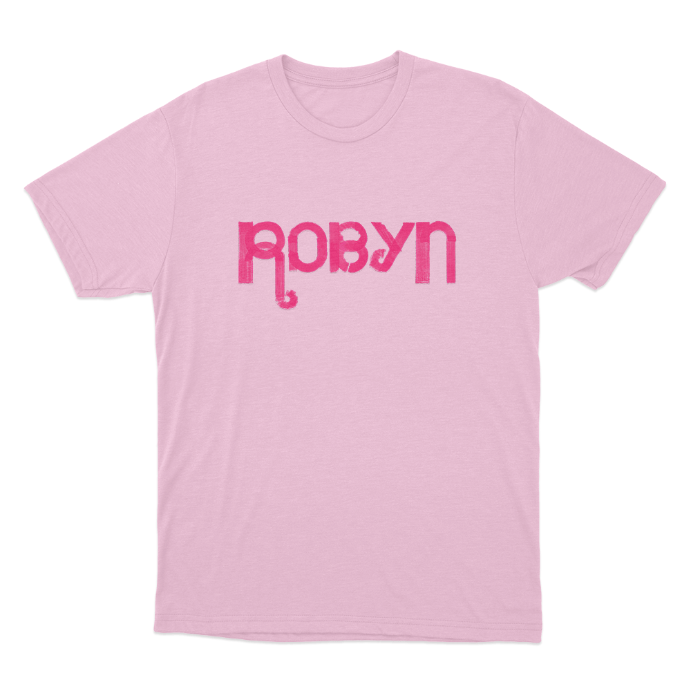 Robyn Unisex T Shirt Pink Robyn Unisex T Shirt Pink