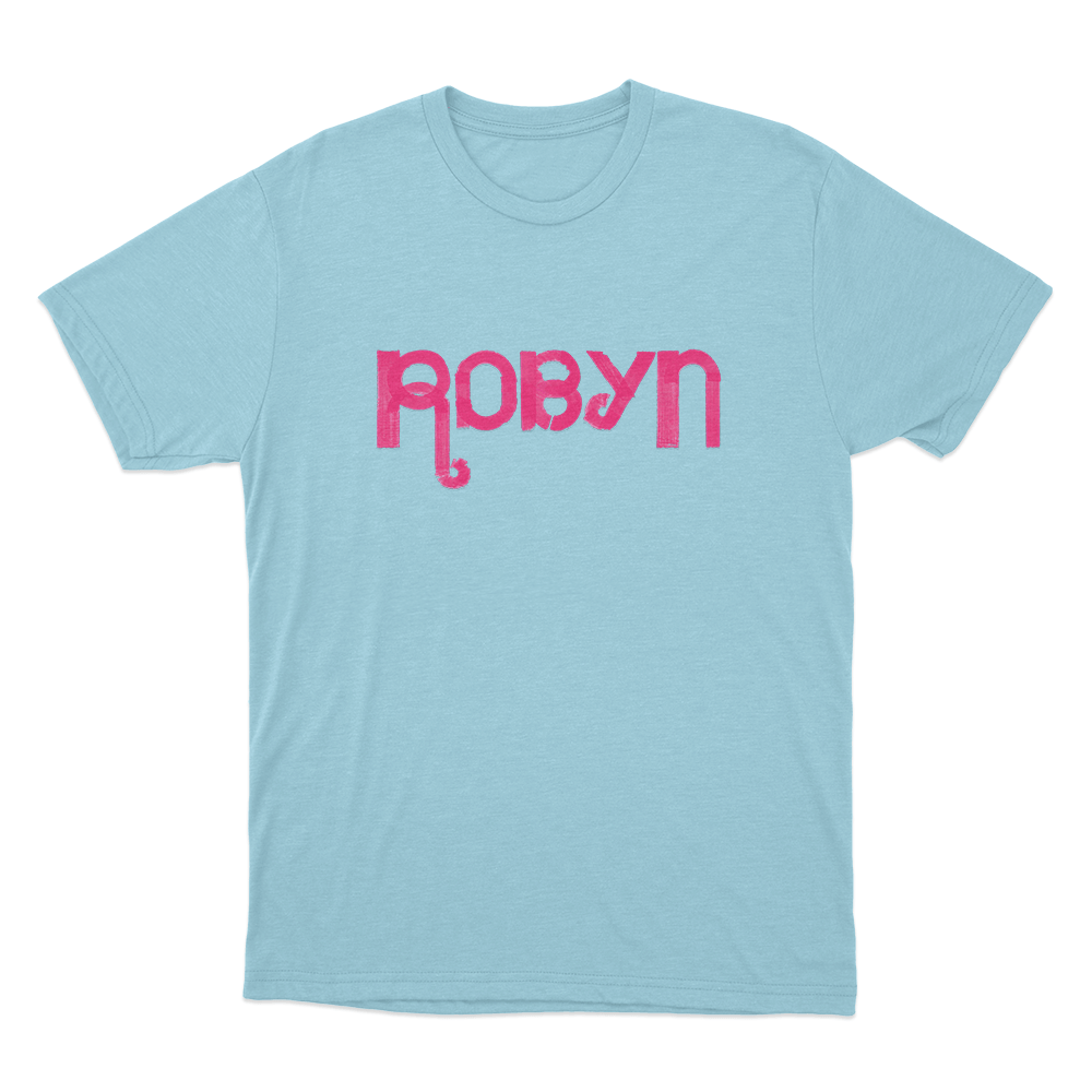 Robyn Unisex T Shirt Sky Blue Robyn Unisex T Shirt Sky Blue