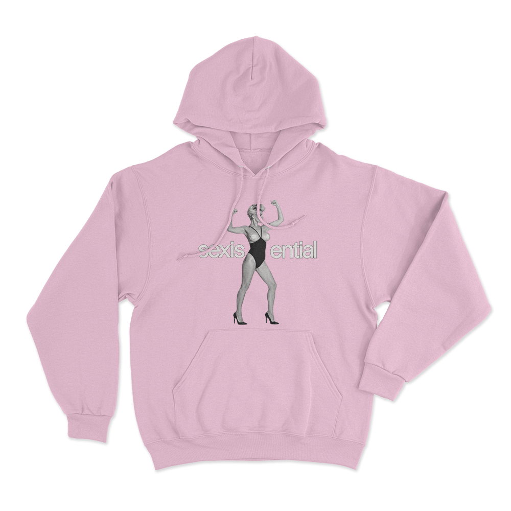 Sexistential Pose Unisex Hoodie Pink Sexistential Pose Unisex Hoodie Pink